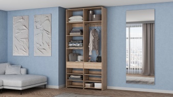 Стеллаж для одежды Мирта 82 BMS по индивидуальному размеру