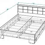 Чертеж Кровать Техно 6 BMS