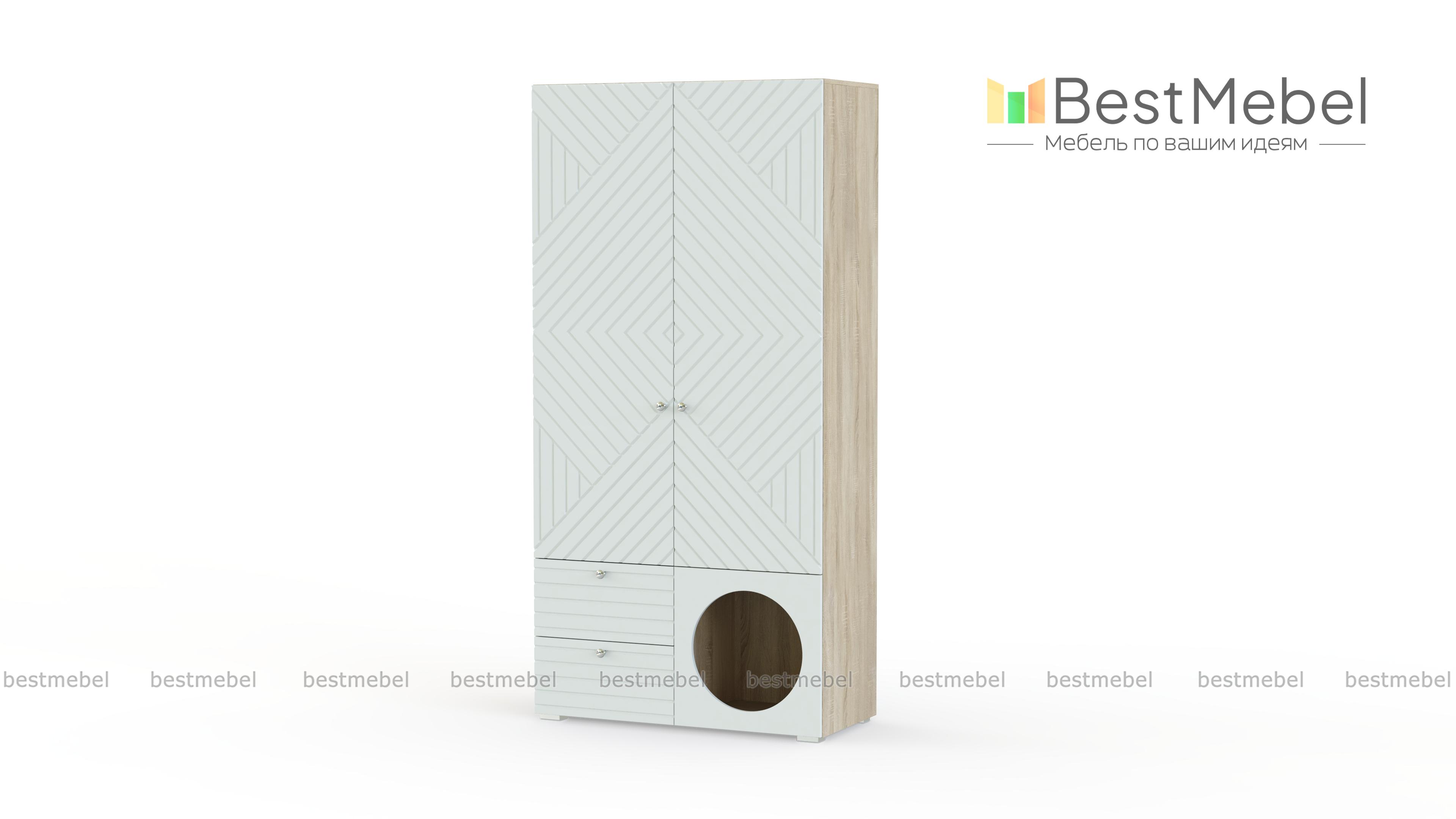 Шкаф распашной Авелин 13 BMS - Фото