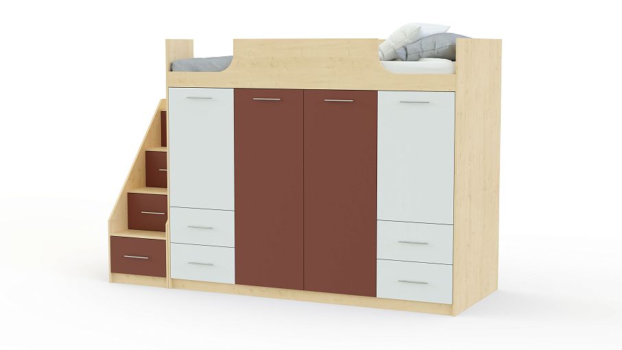 Кровать-чердак Симо 2 BMS - Фото
