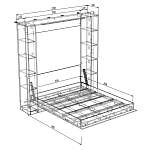 Схема сборки Шкаф-кровать с диваном Хлоя 16 BMS