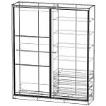 Шкаф-купе Миллениум 2 BMS (2000х2420х550) (Платяной отсек (станд. 2))