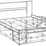 Схема сборки Кровать Стелла 1 BMS
