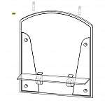 Чертеж Зеркало для ванной Диалог 2 BMS