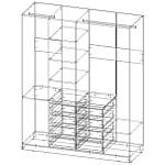 Гардеробная Пакс Pax 3