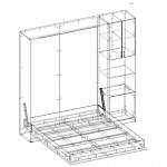 Схема сборки Шкаф-кровать с диваном Элли 7 BMS