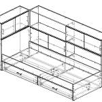 Кровать Д-906 BMS