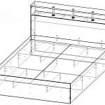 Схема сборки Кровать Саломея BMS