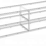 Чертеж Тумба под ТВ Мистик 12 BMS