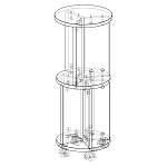 Стол журнальный Пиксель BMS