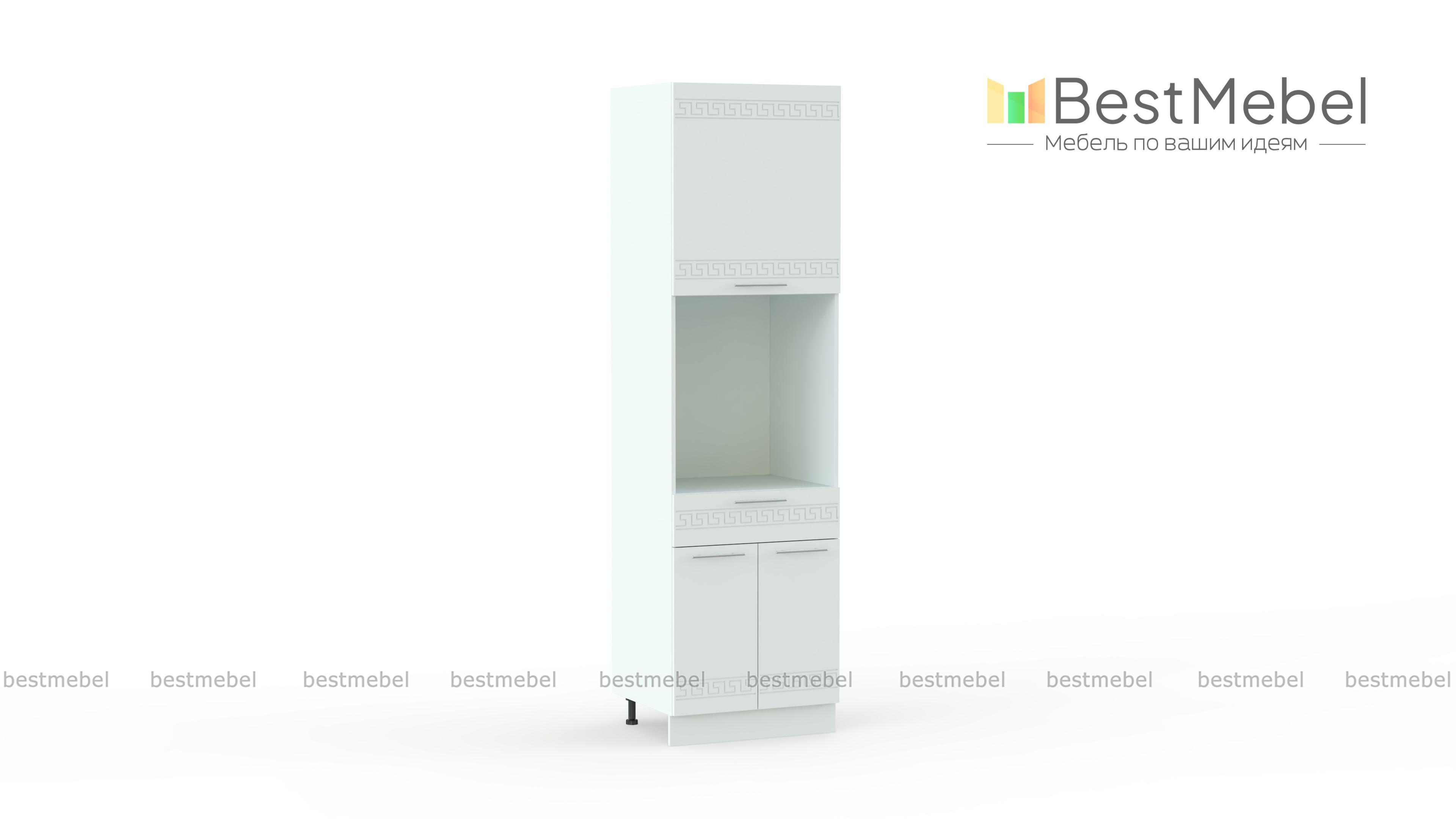 Шкаф-пенал с нишей 1 ящик  Греция BMS - Фото