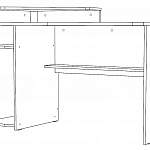 Схема сборки Письменный стол Артем-4 BMS