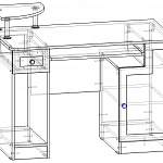 Схема сборки Компьютерный стол СК Млайн 1 BMS