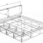 Чертеж Кровать Мулан 4 BMS