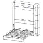 Шкаф-кровать трансформер Лена-43 BMS