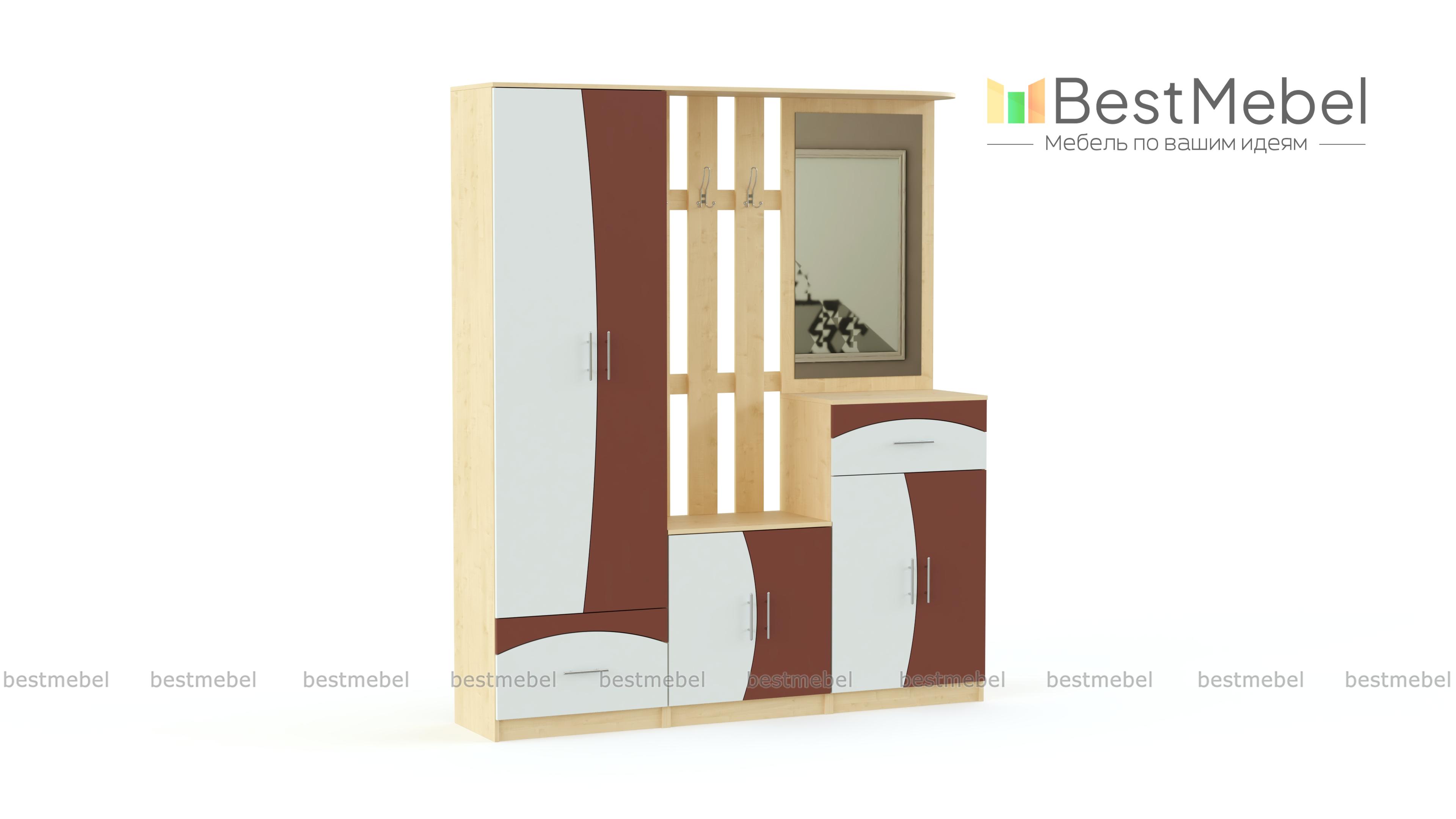 Прихожая Идеал 28 BMS - Фото