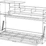 Чертеж Шкаф-кровать трансформер Грей BMS