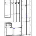 Схема сборки Прихожая Феникс-Модерн BMS