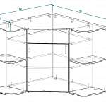 Схема сборки Комод угловой Кассандра 2 BMS