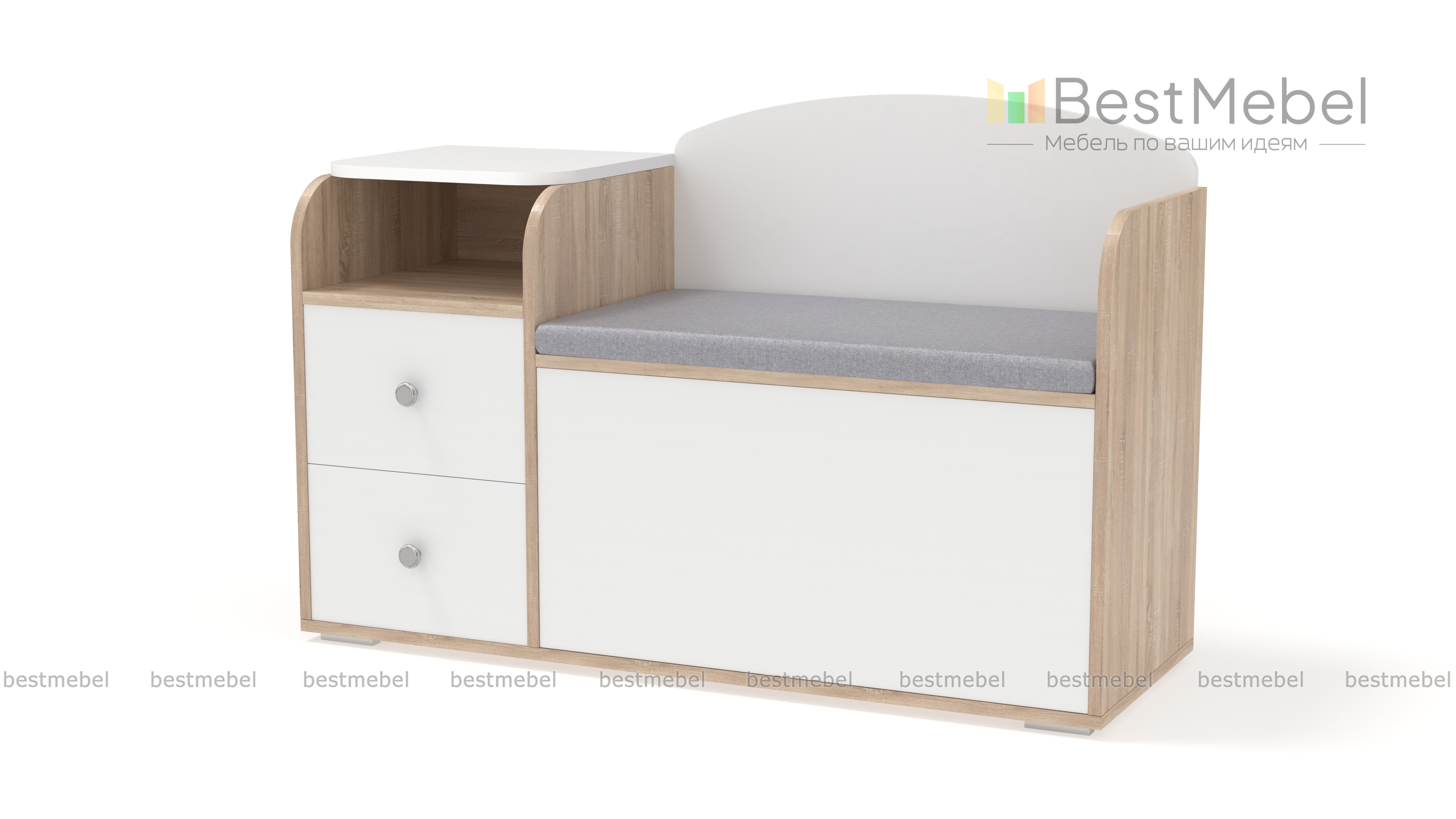 Обувница с сиденьем Домовой-2-40 BMS