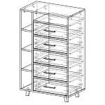 Схема сборки Комод Аллегро 24 BMS