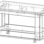 Схема сборки Стол журнальный Provans BMS