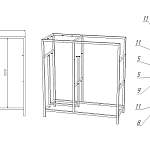 Схема сборки Стеллаж Геометрия 12 BMS
