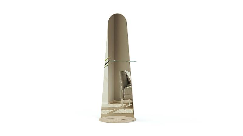 Зеркало напольное на подставке Луи BMS