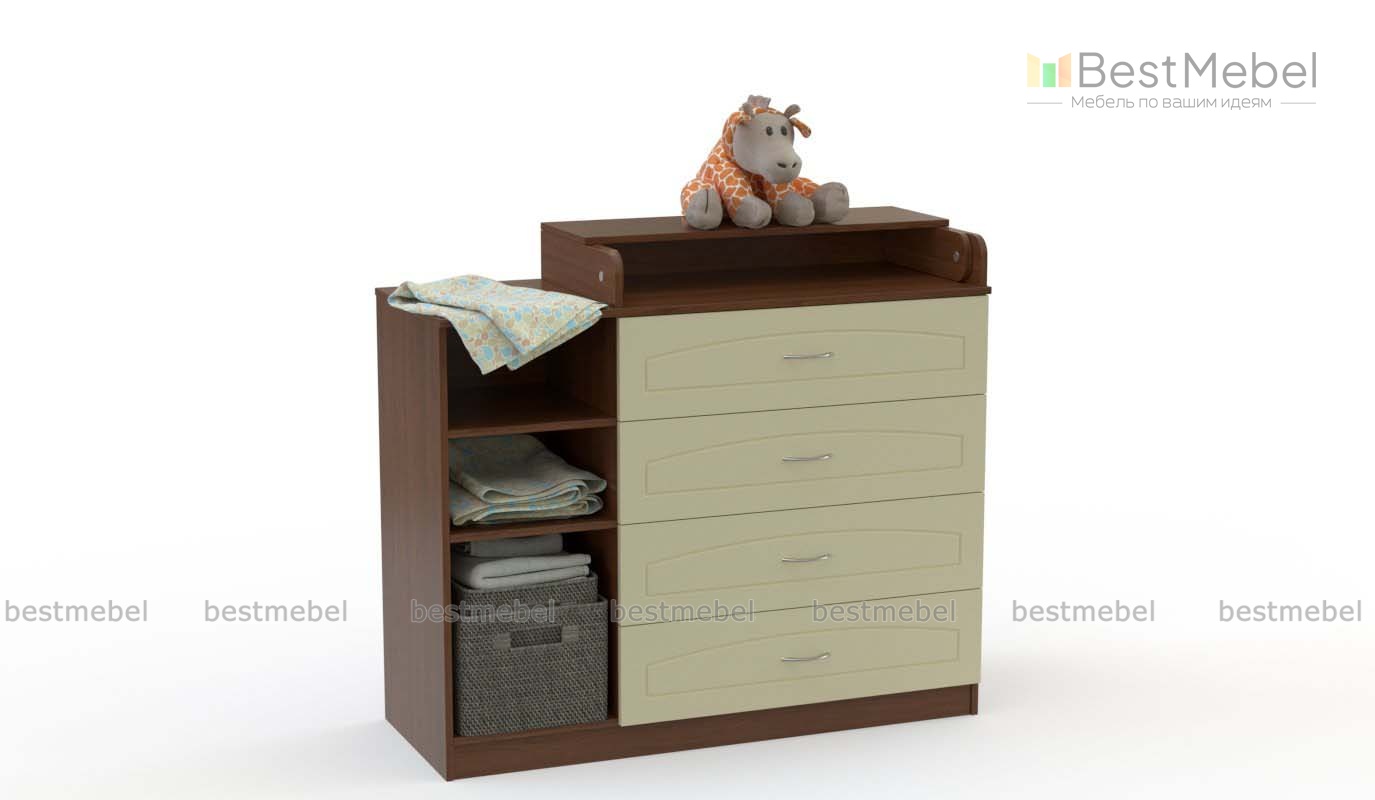 Комод пеленальный Уолли 10 BMS