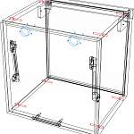 Схема сборки Шкаф под вытяжку Саванна Art BMS