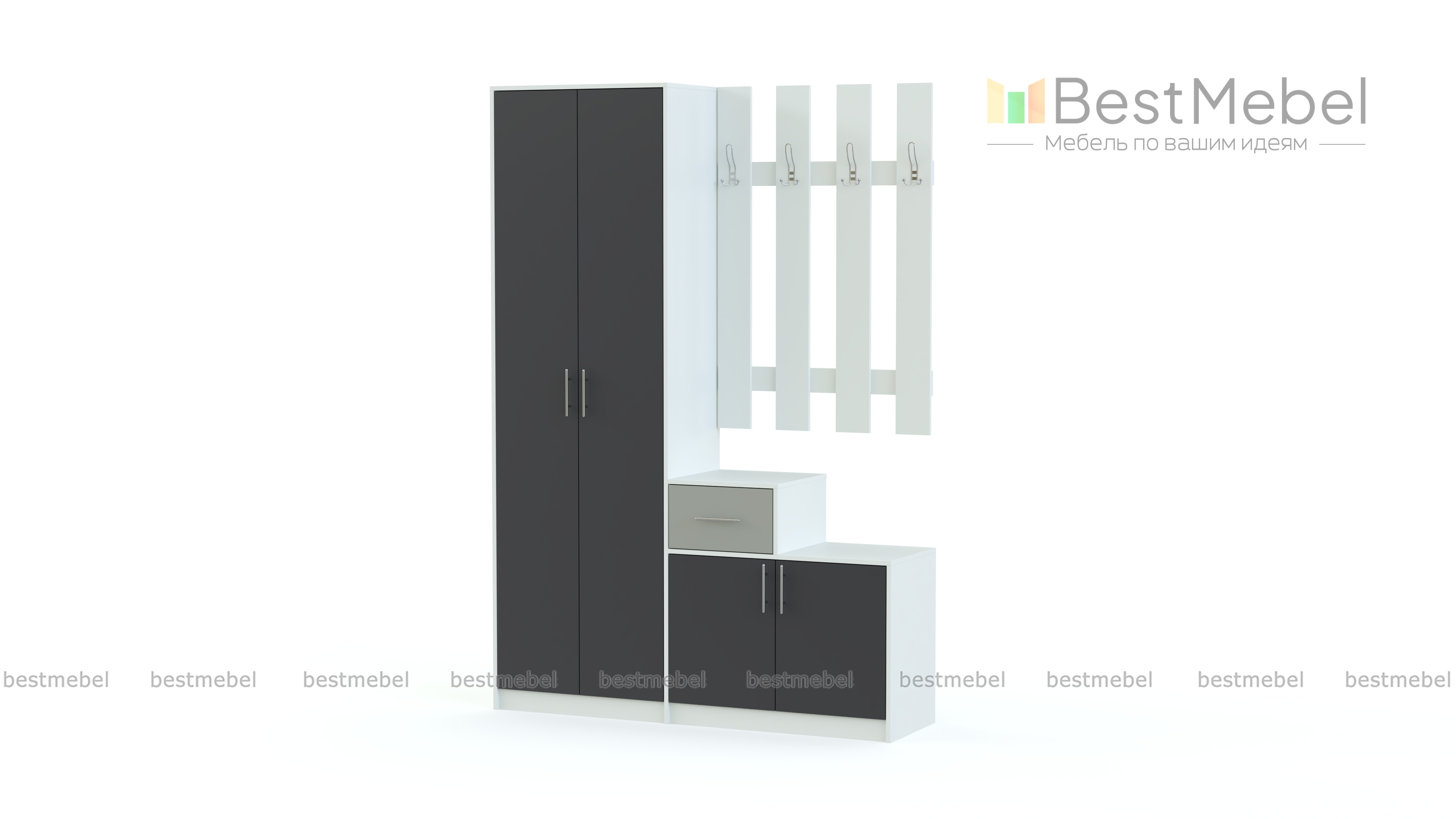 Прихожая Идеал 29 BMS