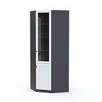 Шкаф угловой для книг Скандинавия BMS - Фото 6