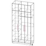 Шкаф распашной Остин Лайт 9 BMS