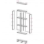 Схема сборки Стеллаж Рона 4 BMS